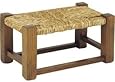 Tabouret repose-pieds bois Couleur bois clair Zeller Present | La Redoute