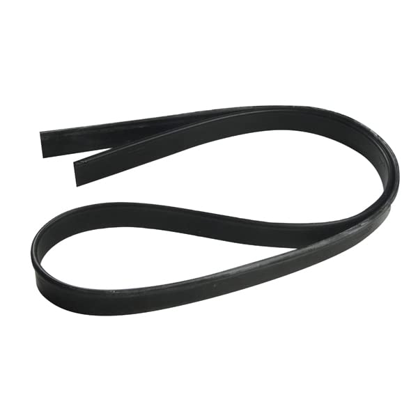 Unger RG25H Replacement Hard Rubber Squeegee Blade, 10" Length (Case of 144)