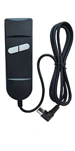 Huachuang ‎Recliner Hand Control,Controller,recliner remote control,for recliner, armchair or lift,with slingshot line,2 buttons,5 pin,1 motor controller
