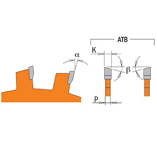 CMT 240.008.04 Biscuit Joiner Blade, 4Inch Diameter x 8 Teeth, PTFE
