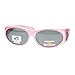 Womens Polarized Fit Over Glasses Sunglasses Oval Rhinestone Frame Pink