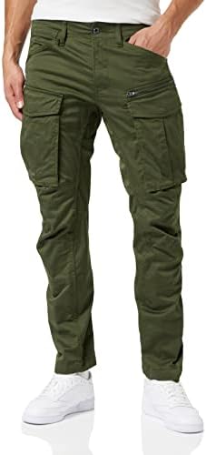 G-STAR RAW Men's Rovic Zip 3D Straight Tapered Pants, Color: Green (Dk  Bronze Green 5126-6059), Size: 28W/30L price in UAE | Amazon UAE | kanbkam