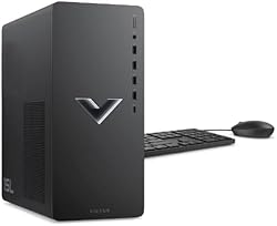 HP Victus 15L Gaming Desktop PC, AMD Ryzen 5