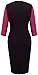 Homeyee Stretch Tunic Pencil Sheath Dress U837 (8, Pink)