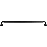 Top Knobs TK827BLK Serene Collection 12" Lily Pull, Flat Black