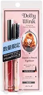 Dolly Wink Super Black Liquid and Black Pencil Eyeliner Combo