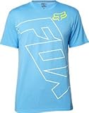 Fox Racing Mens Spyr Tech Short-Sleeve Shirt X-Large Surface Blue