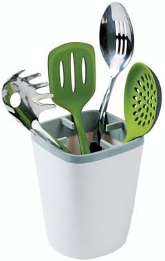 ILO Kitchen Utensil Pot - White & Grey