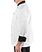 KNG Executive Chef Coat with Black Contrast, L