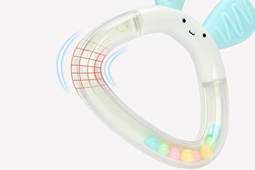 FORSTART 9pcs Baby Rattles Teether, Shaker, Grab and Spin Rattle, Musical Teething Rattle Set, Early Educational Teething Toys for 3, 6, 9, 12 Month Baby Infant, Newborn - Thumbnail 4