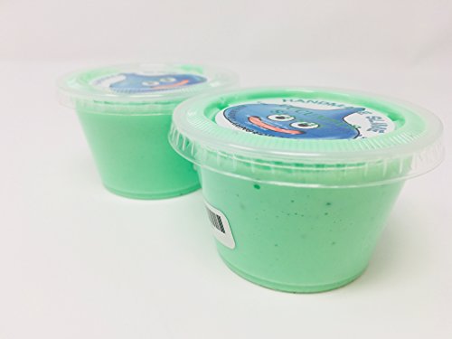 Handmade Slime Cucumber Slushy scented 4 oz container