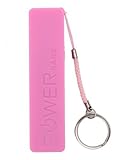 Power Bank Key Chain Smart Phone External Battery (Pink)