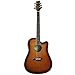 Kona K2SB Acoustic Electric Dreadnought Cutaway Guitar in Tobacco Sunburst Finish
