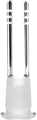 SCIENTIFIC GLASSWARE STEMS 12-1735 18MM BY 14MM STEM STANDARD DIFFUSER CLEAR 2"