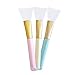 Gracefulvara 1 Pcs Face Mask Brush, Silicone Makeup Cosmetic Brush Random Color