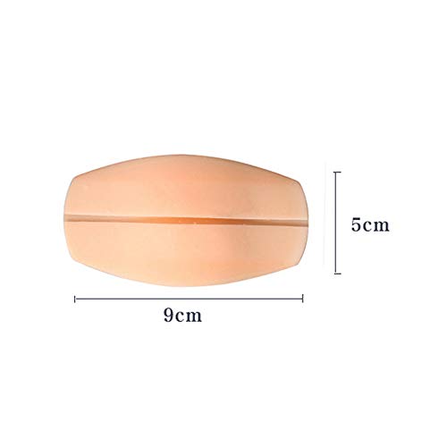 1Pair Soft Silicone Bra Strap Cushions Holder Non-slip Shoulder Protectors Pads White Skin Color - Thumbnail 2