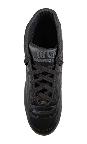 قیمت و خرید Manriquez Soccer Cleats Bota Vintage در کل بزرگسالان چرمی سیاه  واقعی برند Manriquez | مالتینا