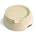 Martha Stewart Melamine Stainless Steel Pet Bowl Set with Lid, Ivory, 5 fl. oz.