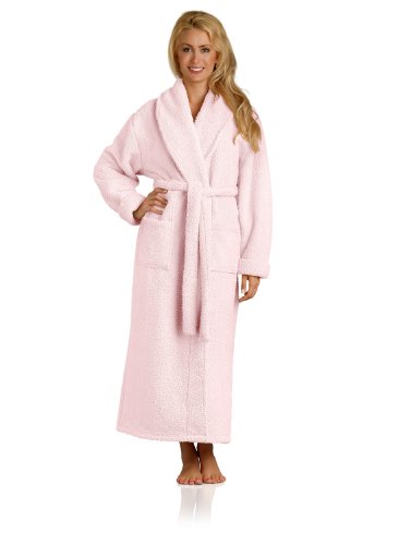 Plush Microfiber Robe - Soft, Warm, and Lightweight - Full Length