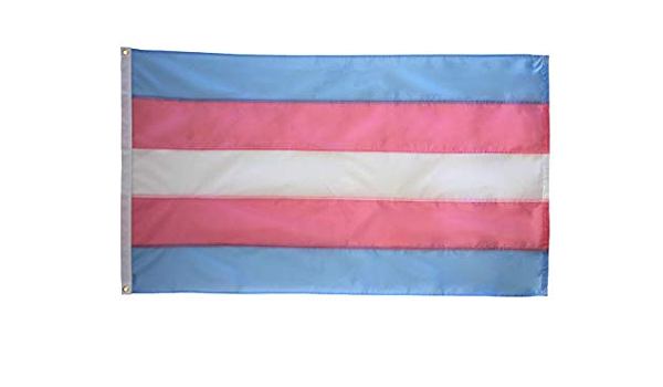 Amazon Com Transgender Flag Hand Sewn 3ft By 5ft Five Stripe Garden Outdoor