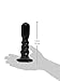Doc Johnson Titanmen - Master Tool #2 - Smooth Rippled Plug - 7.1 in. Long and 1.7 in. Wide - Prostate Stimulating Anal Toy - Butt Plug