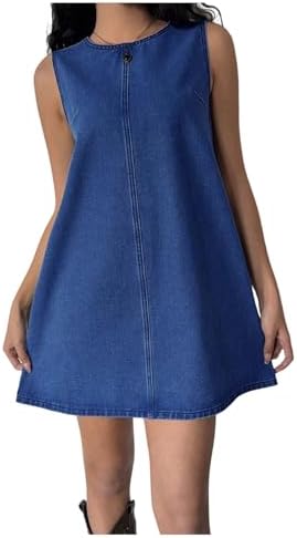 re/done seamed denim shift dress RE/DONE Seamed Shift Dress