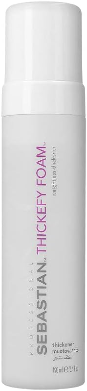 Sebastian Thickefy Foam Volumising Mousse 190ml for Fine Hair