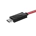 Amtake MHL Micro USB to HDMI 1080P HDTV Cable Adapter,6.5 feet