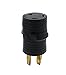 ABN Plug Adapter 50 Amp Male to 30 Amp Female – 4 Prong RV Camper Generator Plug Outdoor Electrical Power Converter