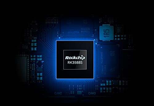 Khadas Edge2 ARM PC Pro Mini PC Single Board Computer RK3588S2 SoC 8‑core CPU and 4‑core GPU,6 Tops NPU,Small Portable Compact Desktop Computer 16GB RAM 8K HD Display&Decoder, 4K UI & Wi-Fi 6, BT 5.0