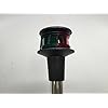 MARINE-BOAT-NAVIGATION-RED-GREEN-BICOLOR-13-12-PLUG-IN-BOW-LIGHT-ALUMINUM-POST