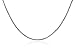 Genuine Solid Sterling Silver Box Chain Necklace, .925 Imported from Italy, Thin and Delicate Style, .7 mm Width, 30 Inches in Length