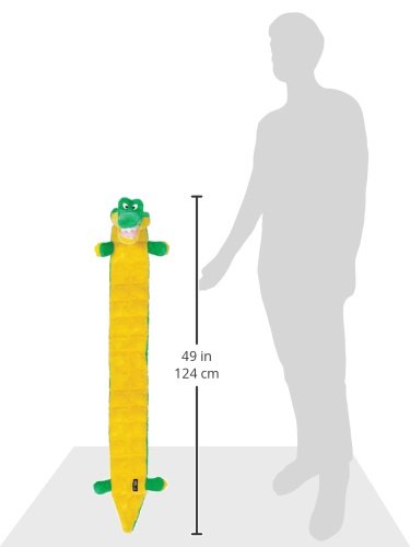 Squeaker Matz Ginormous Dog Squeaky Toy Large Toy for Dogs by Outward Hound, 32 Squeaker, Gator