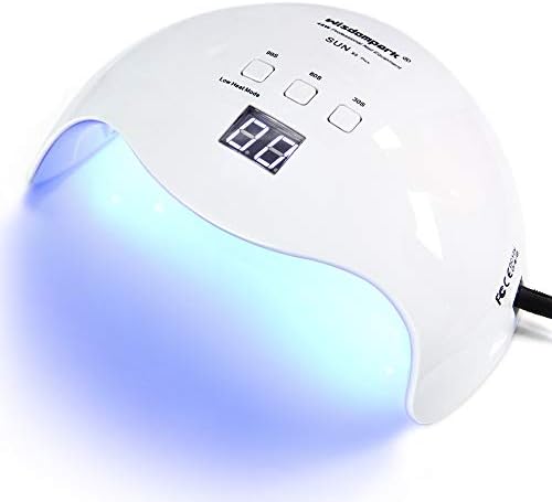 Wisdompark 40W UV Led Nail Lamp,Nail Dryer Light Curing Lamp with Timer Setting/Sensor for Led UV Gel Nail Polish