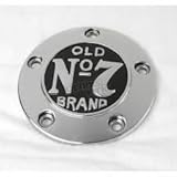 Jack Daniels Midnite 7 Harley Davidson Timer Cover 5-hole- Chrome