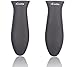 Silicone Hot Handle Holder, 2-Pack, Black