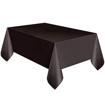 disposable tablecloth plastic inch table square ownest tables pack premium