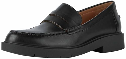 Geox D Spherica Ec1 B B, Women's Loafer, Black, 36 EU