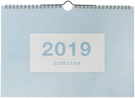 Deendeng 2019 Hanging Coil Paper Calendar Memo Daily Schedule Table Planner Yearly Agenda Organizer