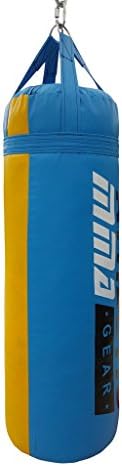 80 LB Punching/ Kicking Heavy Bag Filled (Blue/Yellow