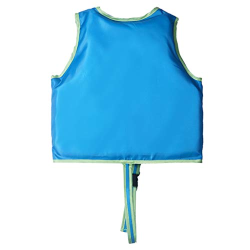 Megartico Swim Float Vest Kids Childrens Swimming Jacket Buoyant Aid (Green Dorado, Large)