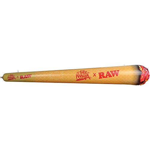 RAW & Wiz Khalifa Natural Rolling Papers - Hanging Inflatable Cone Joint