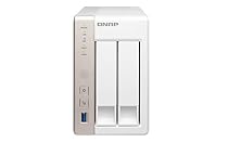 QNAP TS-251 2-Bay Personal Cloud NAS, Intel 2.41GHz Dual Core CPU with Media Transcoding (TS-251-US)