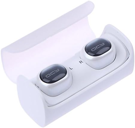 ThreeSN Wireless Earbuds, QCY Q29, MIni Dual Earphone Bluetooth V4.1 Headphones Built-in Mic with Charging Case TWS Stereo Earphone for iPhone, Samsung, HTC and most Android Phones (Pearl White)