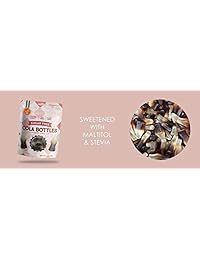Candy People Sugar Free Cola Bottles Cola Flavored Swedish Gummy Candy 4 Ounce (Pack de 2) - Fat Free and Gluten Free