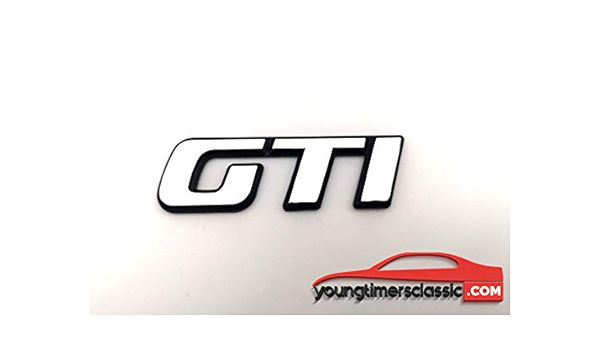 youngtimersclassic Monograma GTI Cromo para Peugeot 106, 206 ...