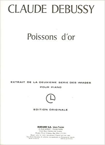 Amazon Fr Poissons D Or Piano Claude Debussy Livres