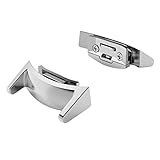 Samsung Gear S2 R720 Connector,Elobeth Stainless Steel Connector Metal Adapter Link Buckle Clasp Connect 20mm Watch Band for Samsung Gear S2 RM-720 (Silver)