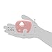AILAMS Elephant Baby Teether Ring,Food Grade Silicone BPA Free FDA Approved,Toddlers Teething Toy (Pink)