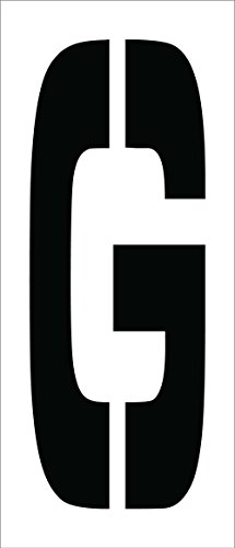 National Marker Corp. PMC24-G Stencil, Letter G, 24 Inch